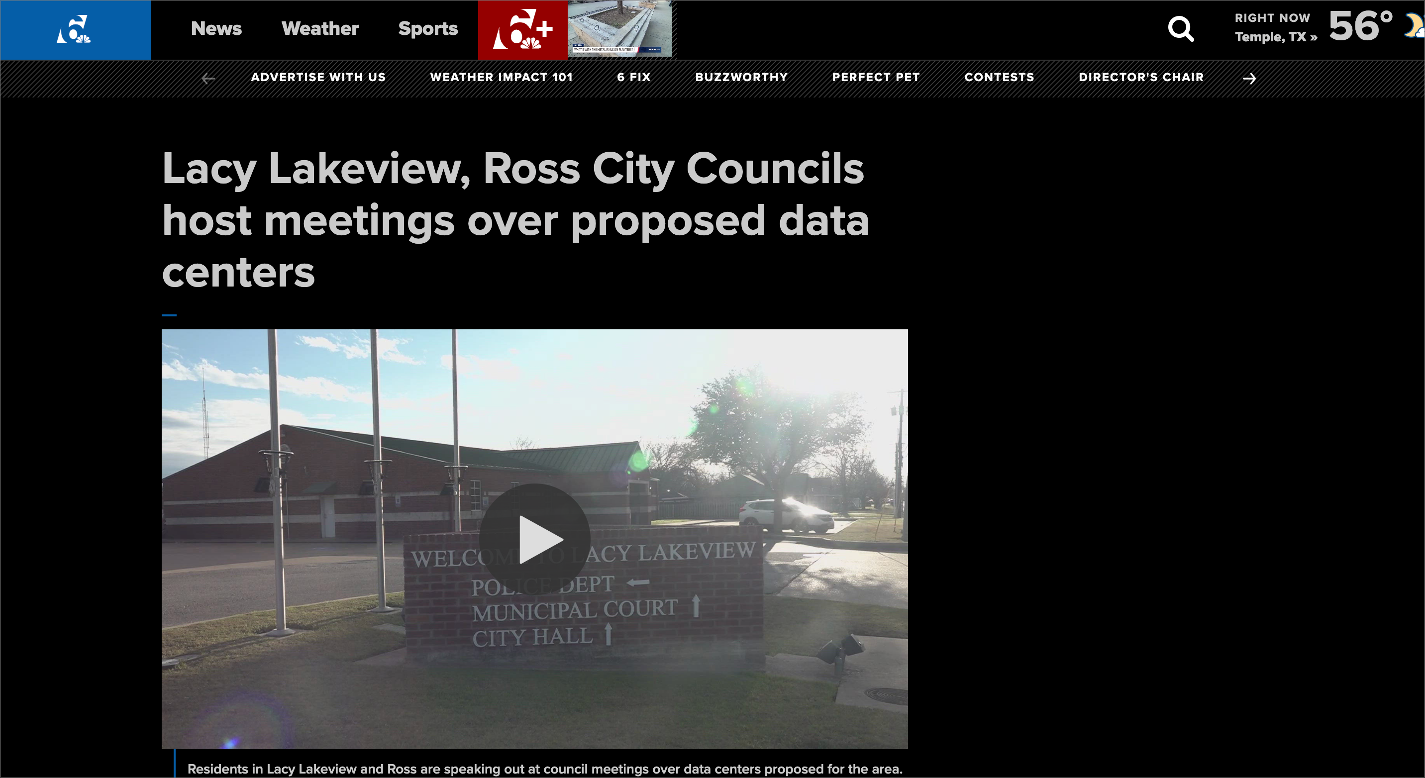 Lacy Lakeview, Ross City Councils host meetings over proposed data centers