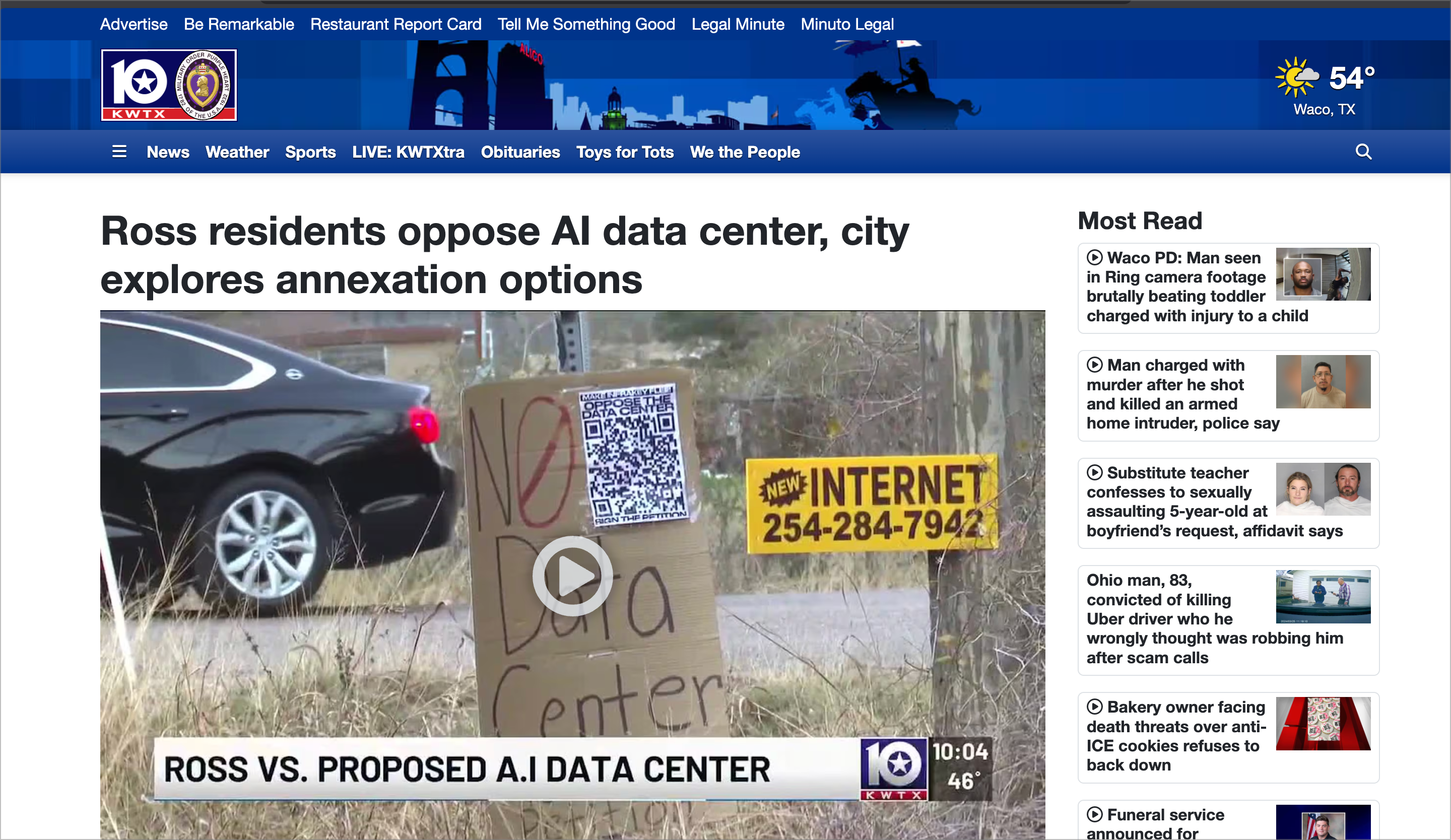 Ross residents oppose AI data center, city explores annexation options